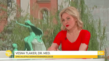 Kreme za zaštitu od sunca – dr. Vesna Tlaker u emisiji Dobro jutro na TV Slovenija